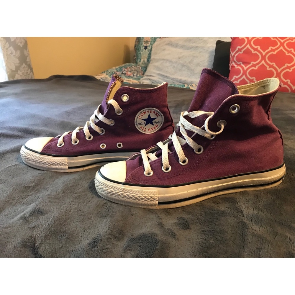 Converse High Tops - Purple